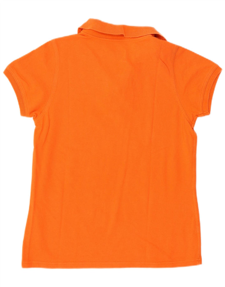 Reebok Polo para mujer UK 12 Algodón naranja mediano