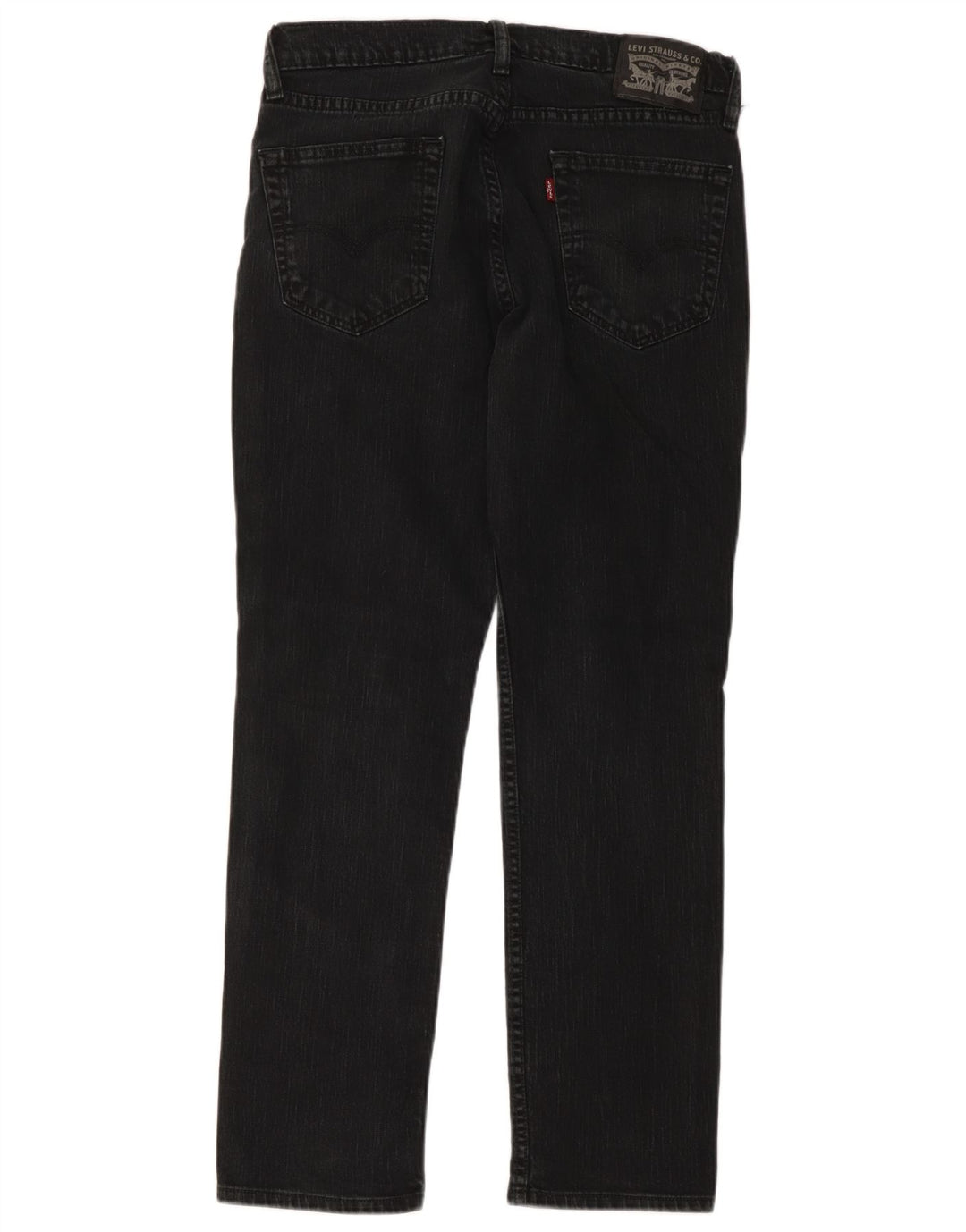 Vaqueros rectos Levi's para hombre W34 L30 Algodón negro