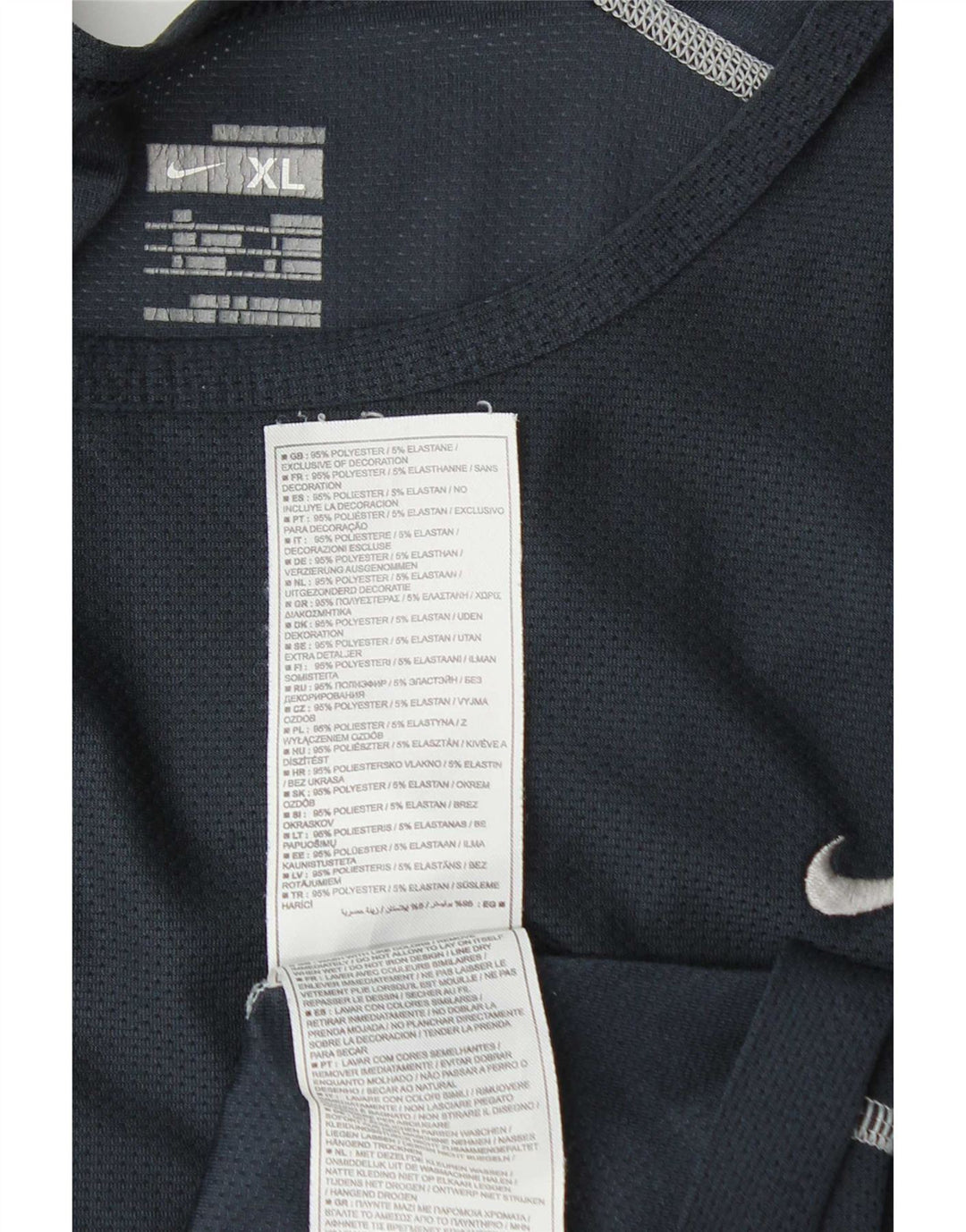 Nike Camiseta Hombre Top UK 45/47 XL Azul Marino Poliéster