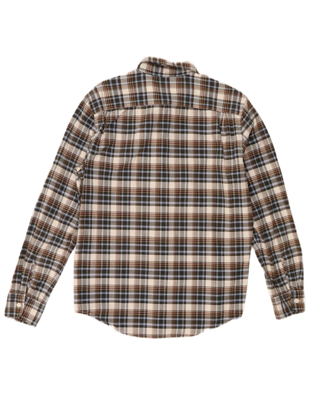 Levi's Camisa de corte estándar para hombre de algodón a cuadros multicolor mediano