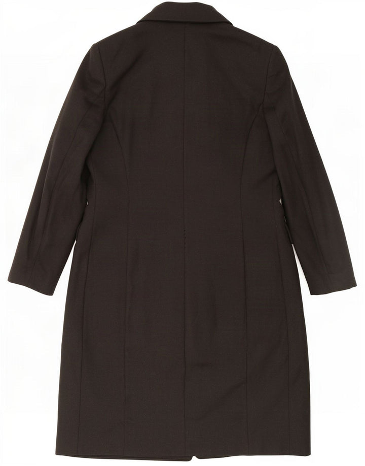 Abrigo cruzado para mujer Gina Lebole UK 44 Medium Black