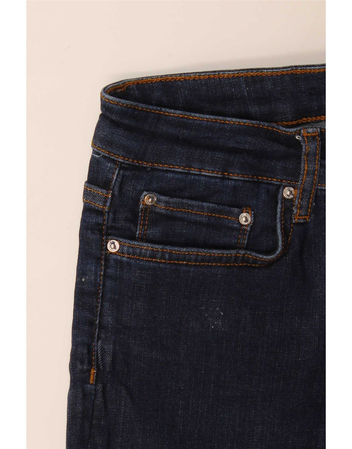 Zara Jeans Acampanados Para Mujer EU 38 Small W28 L34 Azul Marino