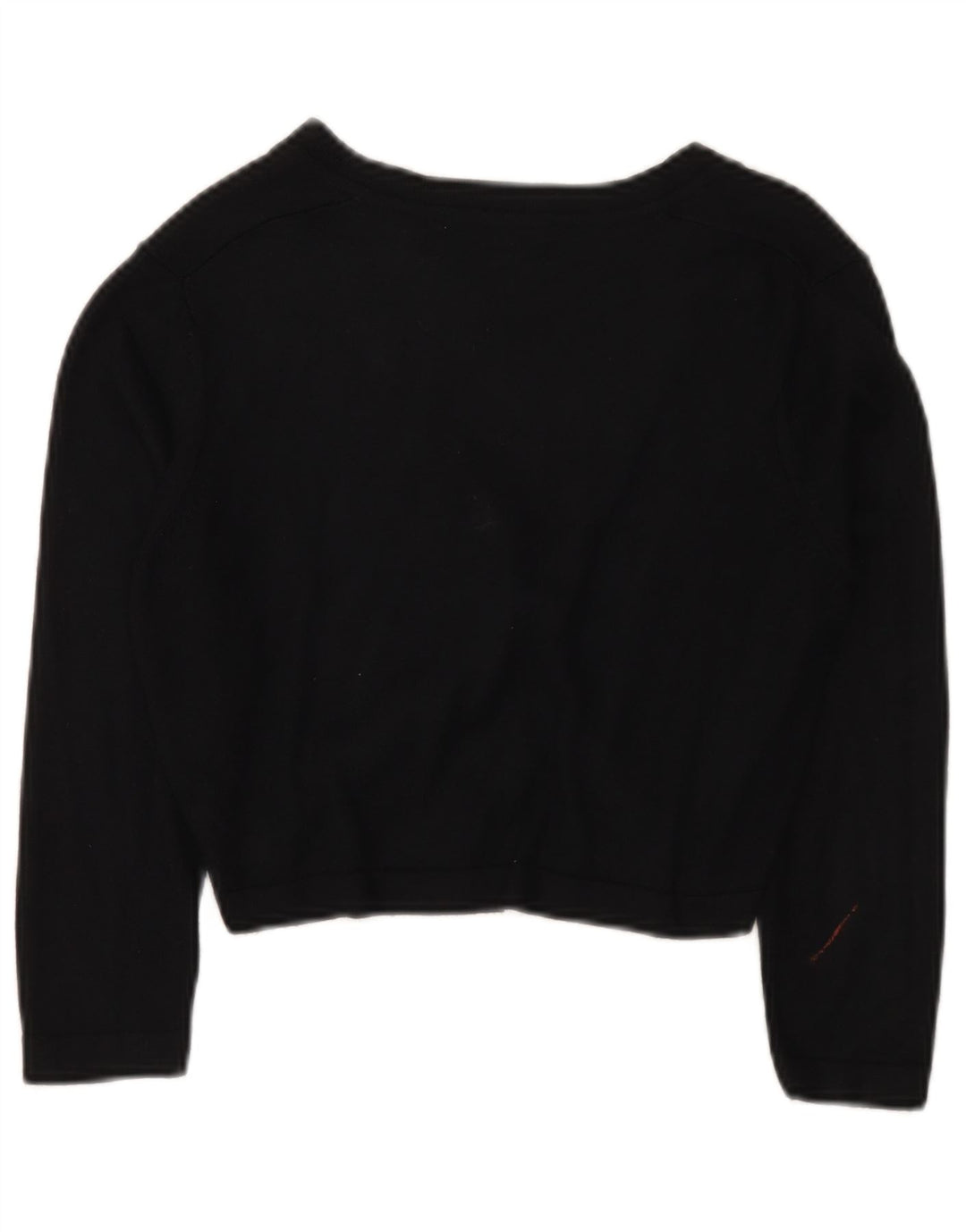 Marks & Spencer Suéter tipo cárdigan corto para mujer UK 42 Viscosa negra mediana