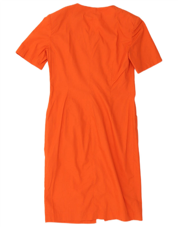 Vestido camisero para mujer Maison Jacques IT 42 Algodón naranja medio