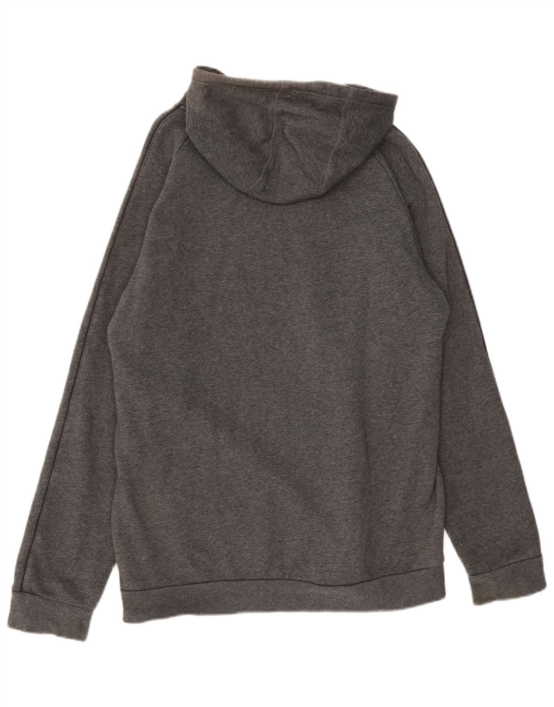 ADIDAS Hombre Sudadera con capucha Jumper Grande Gris Algodón