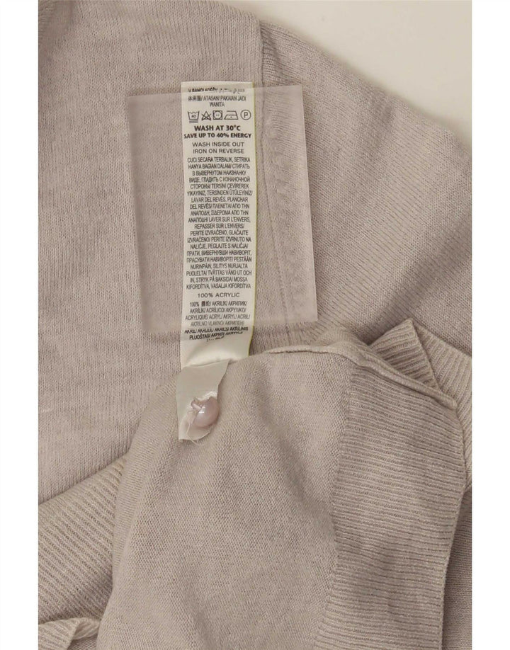 Marks & Spencer - Cárdigan para mujer (talla 40), acrílico gris grande