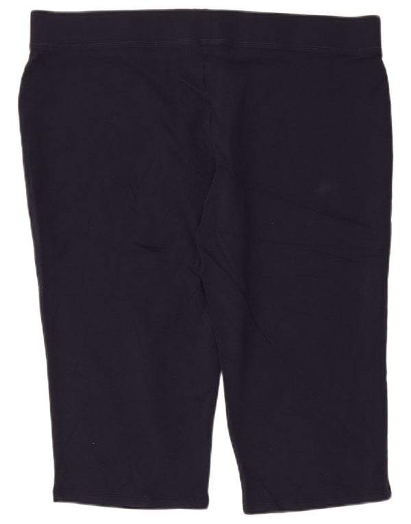 Marks & Spencer Leggings Capri para Mujer UK 40 XL Algodón Azul Marino