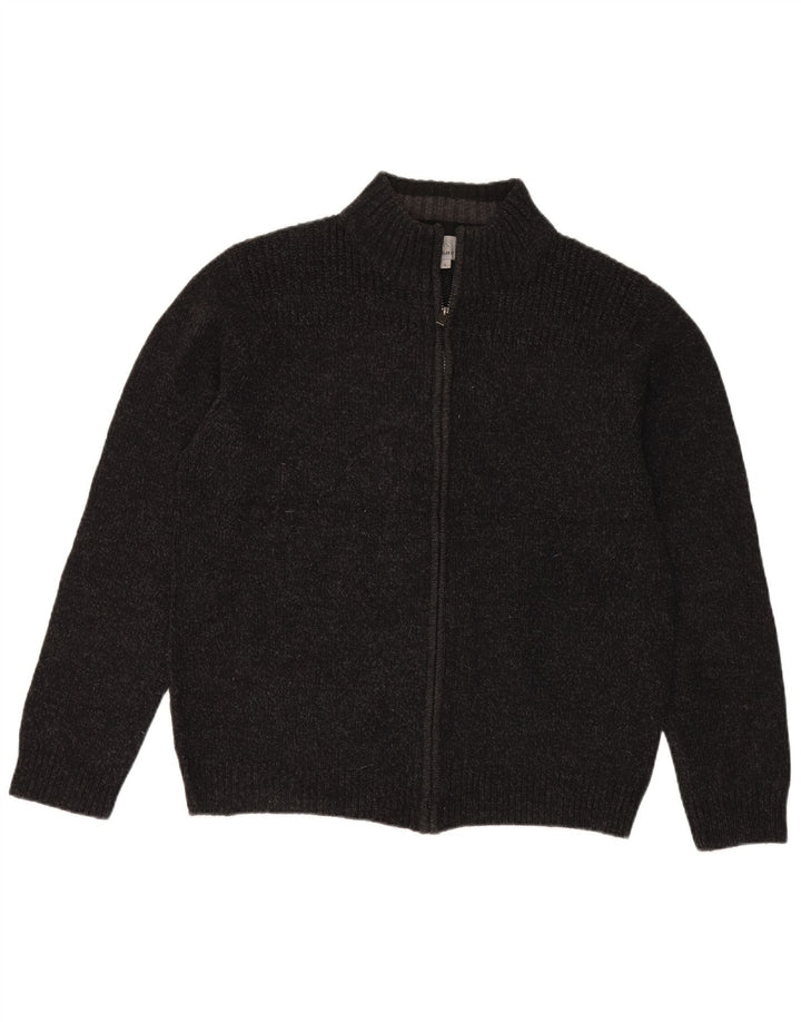 Marks & Spencer Suéter tipo cárdigan de ajuste regular para hombre Acrílico gris grande