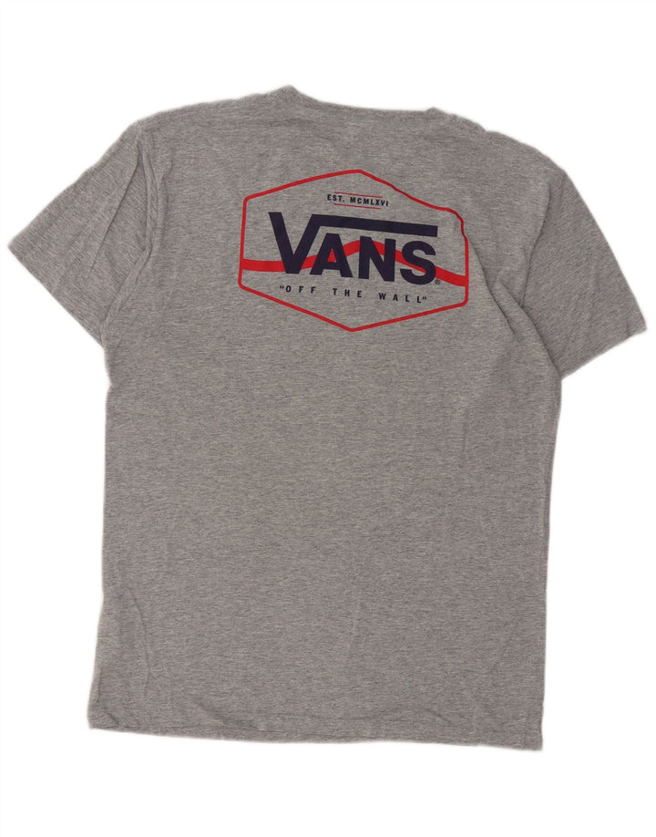 Camiseta Vans Classic Fit de algodón moteado en gris medio