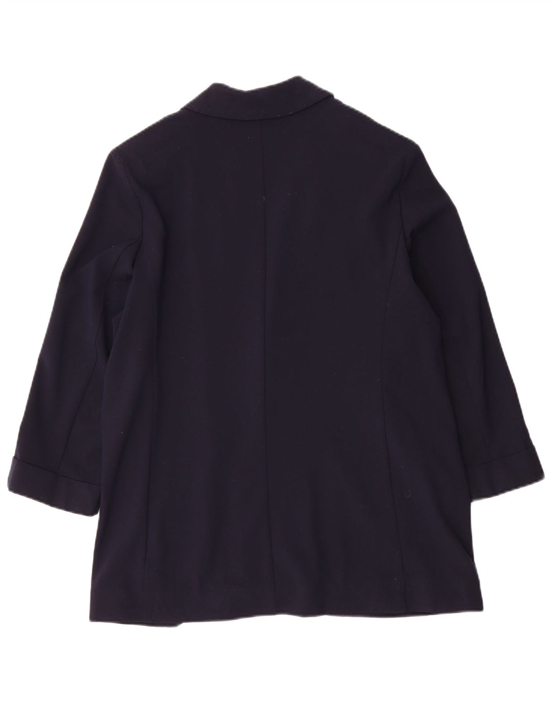 Marks & Spencer Chaqueta tipo blazer abierta de manga 3/4 para mujer UK 44 Azul marino mediano