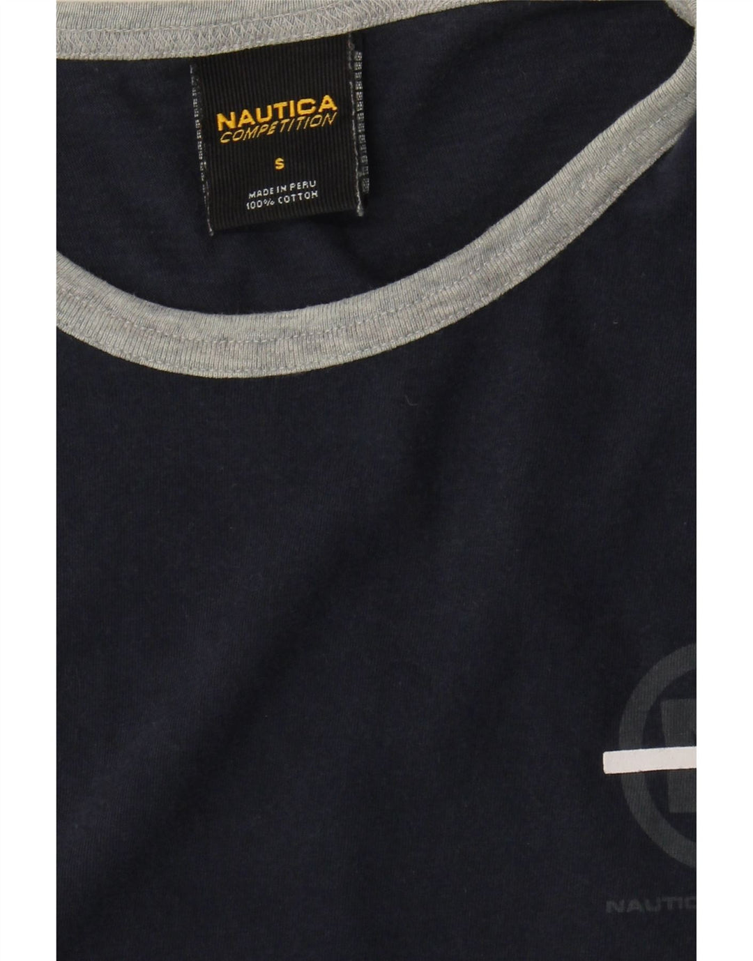 Nautica Chaleco Gráfico para Hombre Top Pequeño Algodón Azul Marino