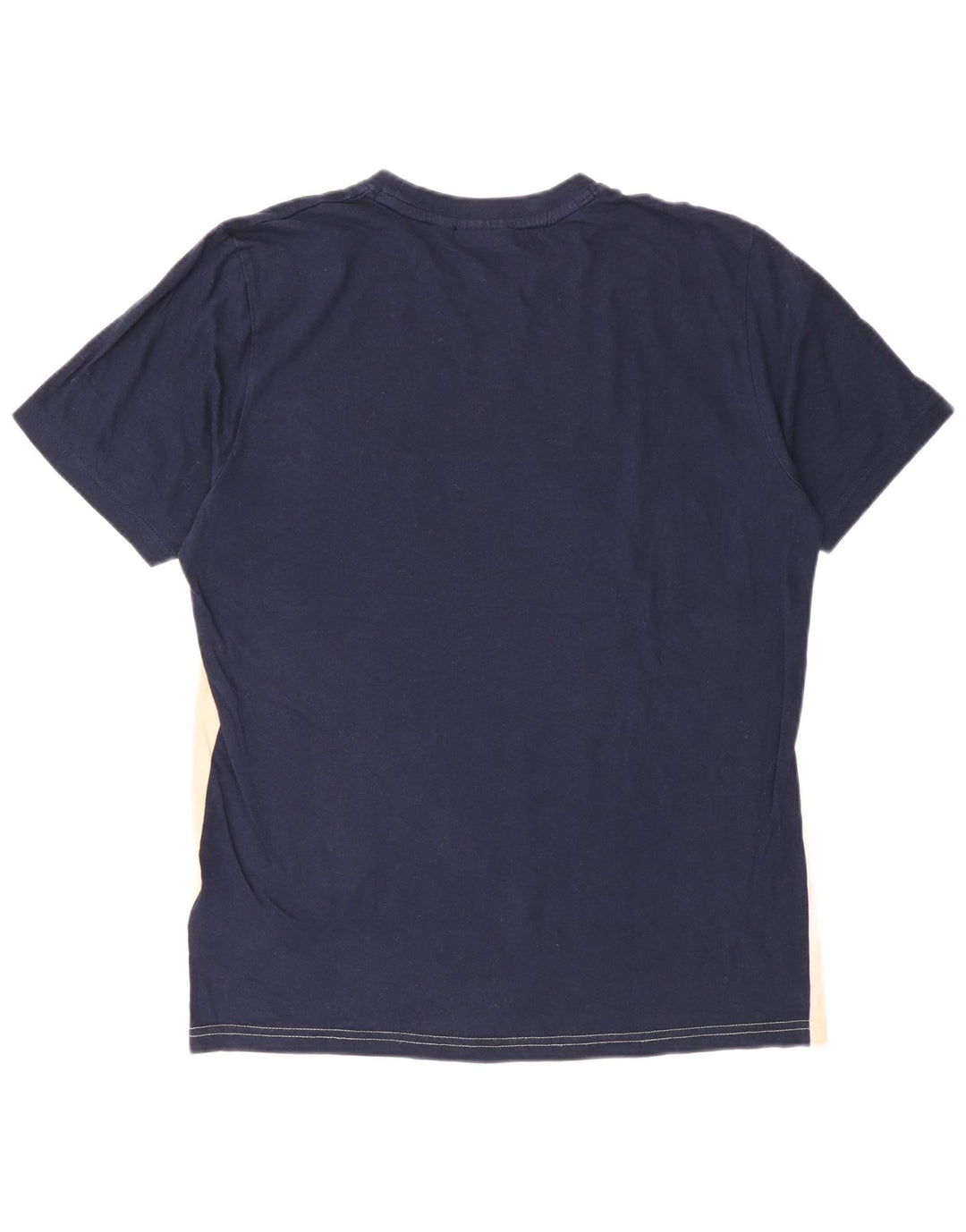 Fila Camiseta para hombre Top Small Azul marino Colorblock Algodón