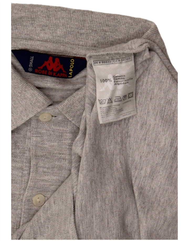 KAPPA Polo Hombre Small Gris Algodón
