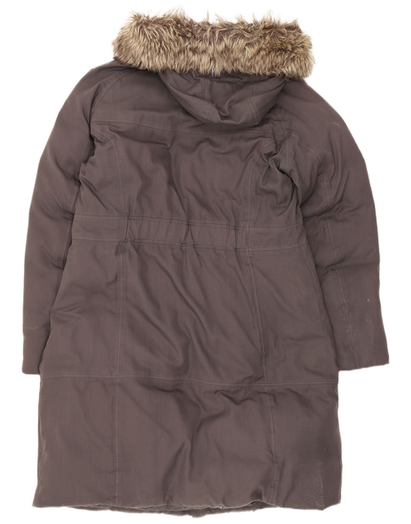 The North Face Abrigo acolchado con capucha para mujer UK 46 Large Nylon gris