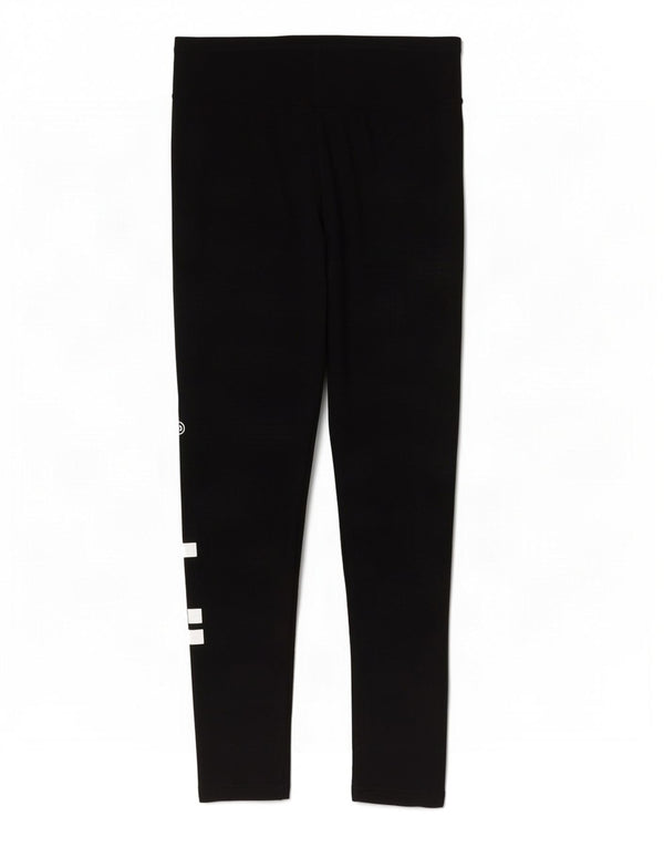 Adidas Leggings gráficos para mujer Reino Unido 10 Pequeño algodón negro