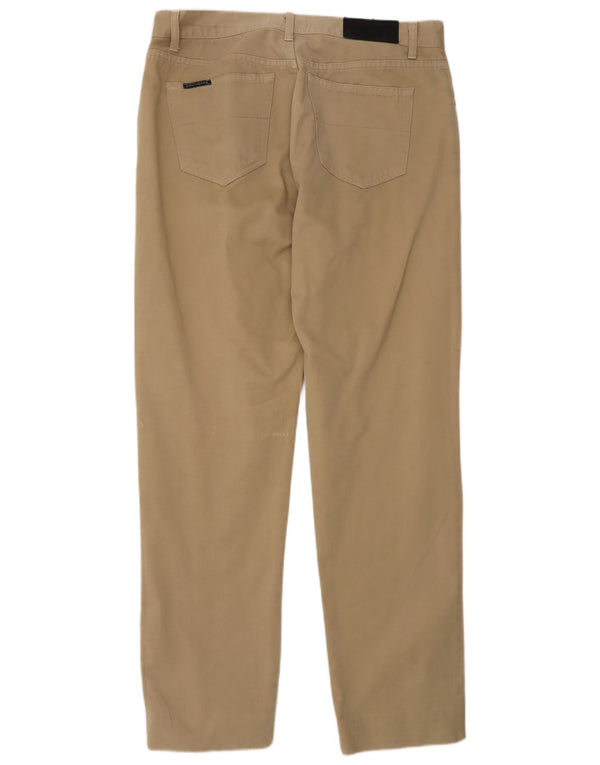 Gant Pantalones rectos informales para hombre W36 L34 Algodón beige