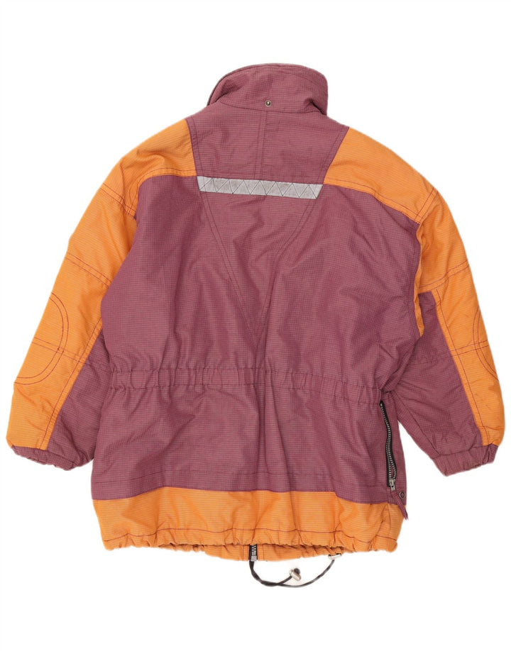 C&A Chaqueta de esquí para hombre UK 36 Small Naranja Colorblock Nylon