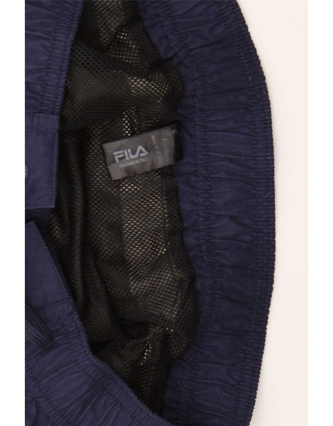Fila Mens Graphic Bañador Shorts Pequeño Gris Colorblock Poliéster