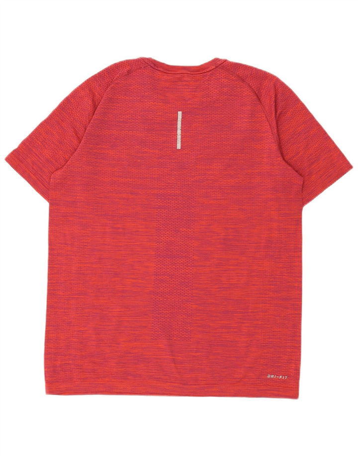 Camiseta Nike Dri Fit para hombre, talla grande, nailon rojo