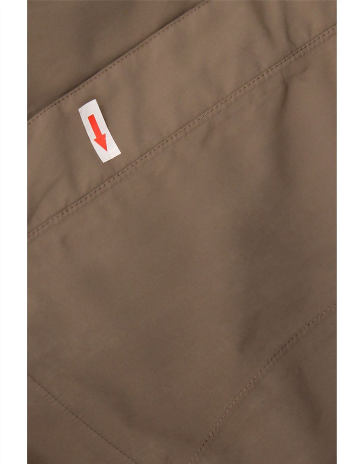 The North Face Chaqueta impermeable con capucha Hyvent para mujer, talla 40, color beige medio