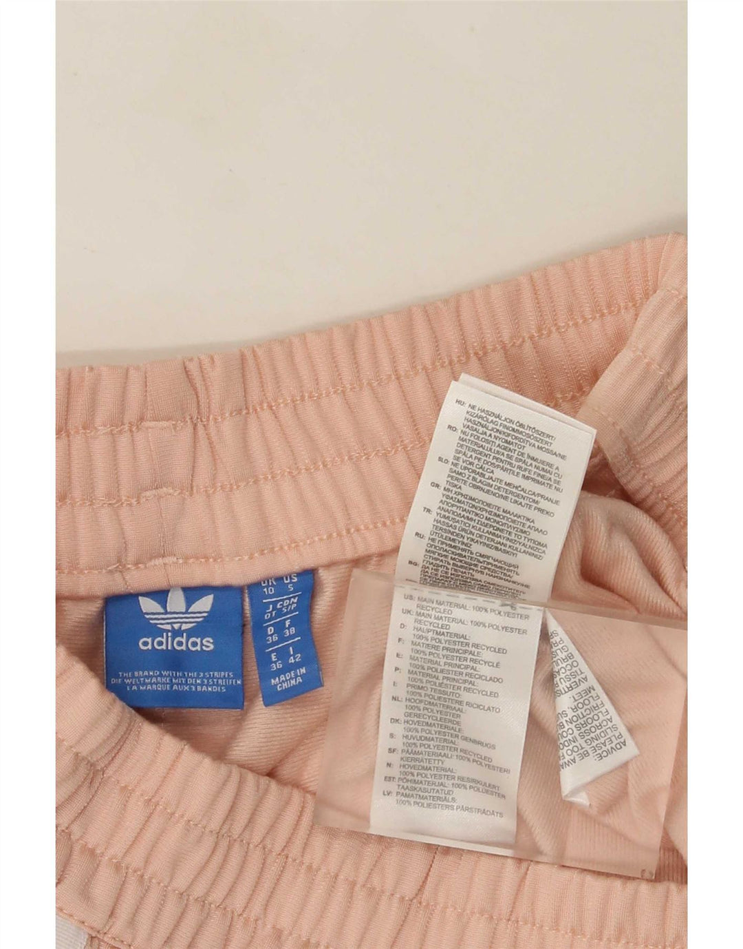 Adidas Pantalones cortos deportivos para mujer UK 10 Small Pink Poliéster
