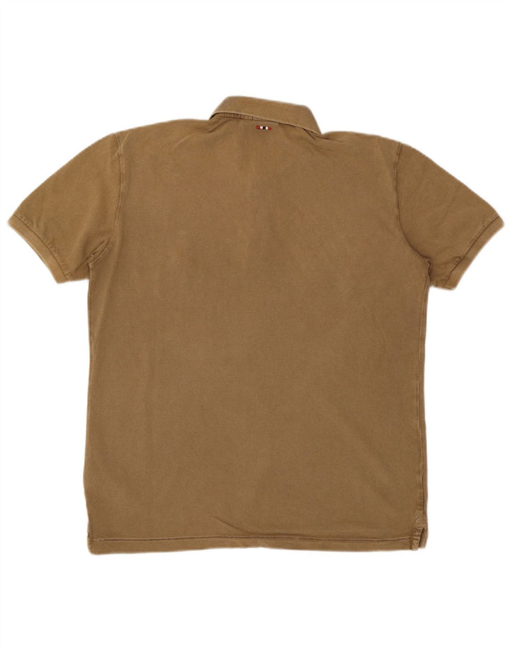 Napapijri Polo para hombre grande marrón