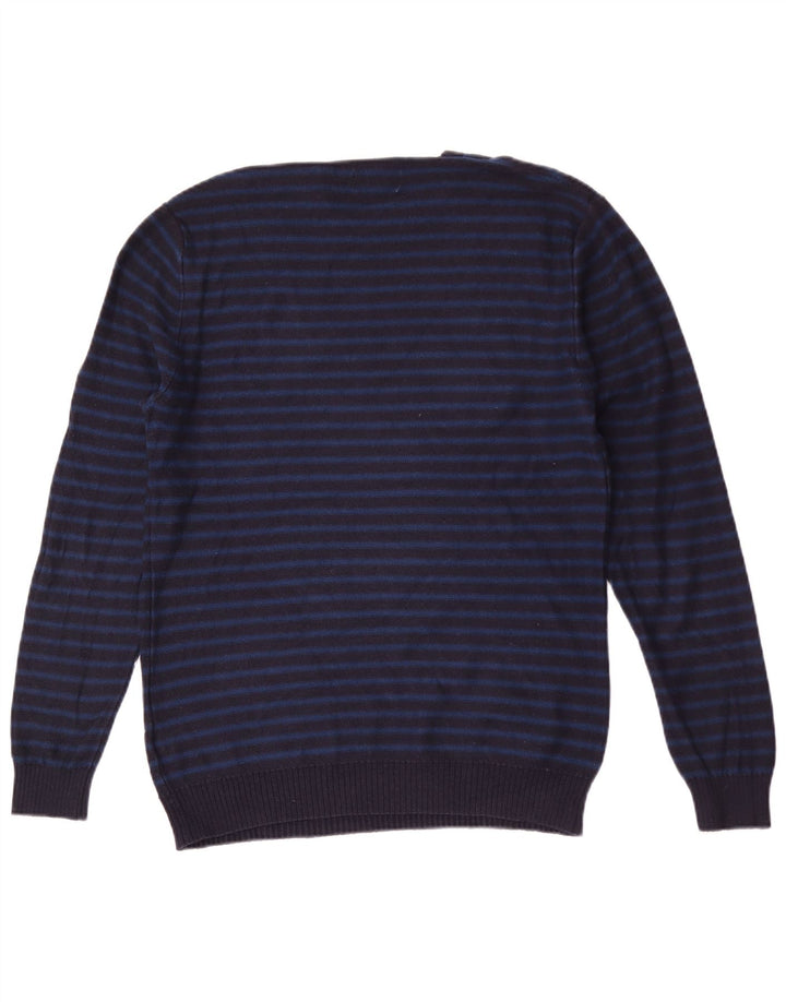 Jack Wills Jersey De Cuello Redondo Para Hombre De Algodón A Rayas Azul Marino Medio