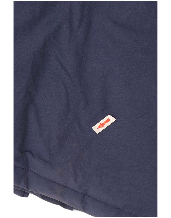 Woolrich Abrigo acolchado con capucha para niño 13-14 años Algodón azul