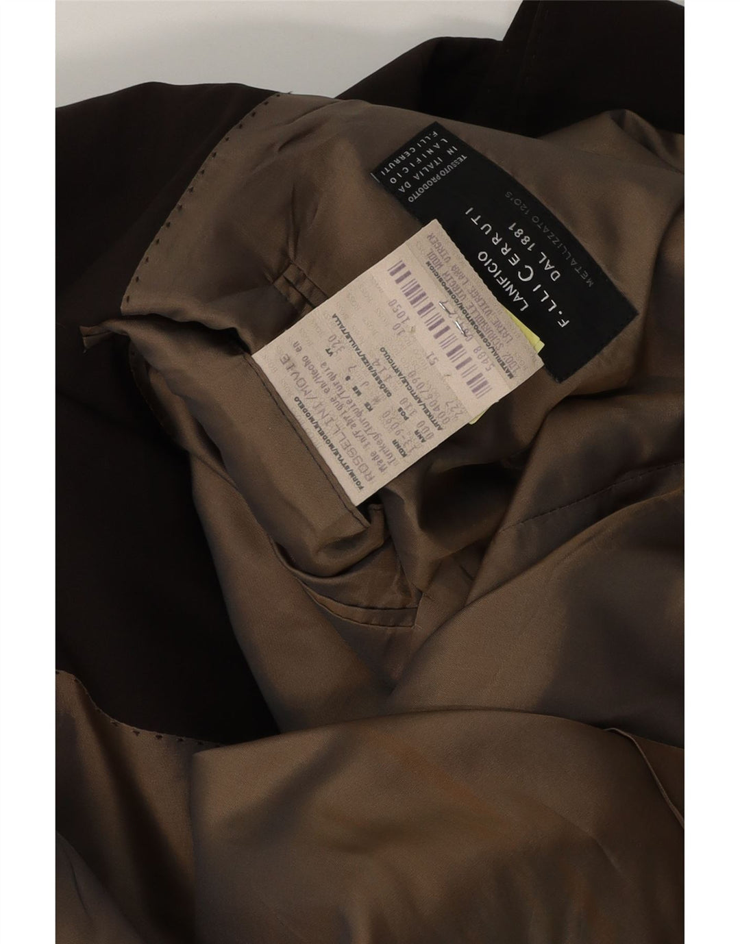 Cerruti 1881 Chaqueta tipo blazer de 3 botones para hombre IT 51 Lana virgen marrón grande