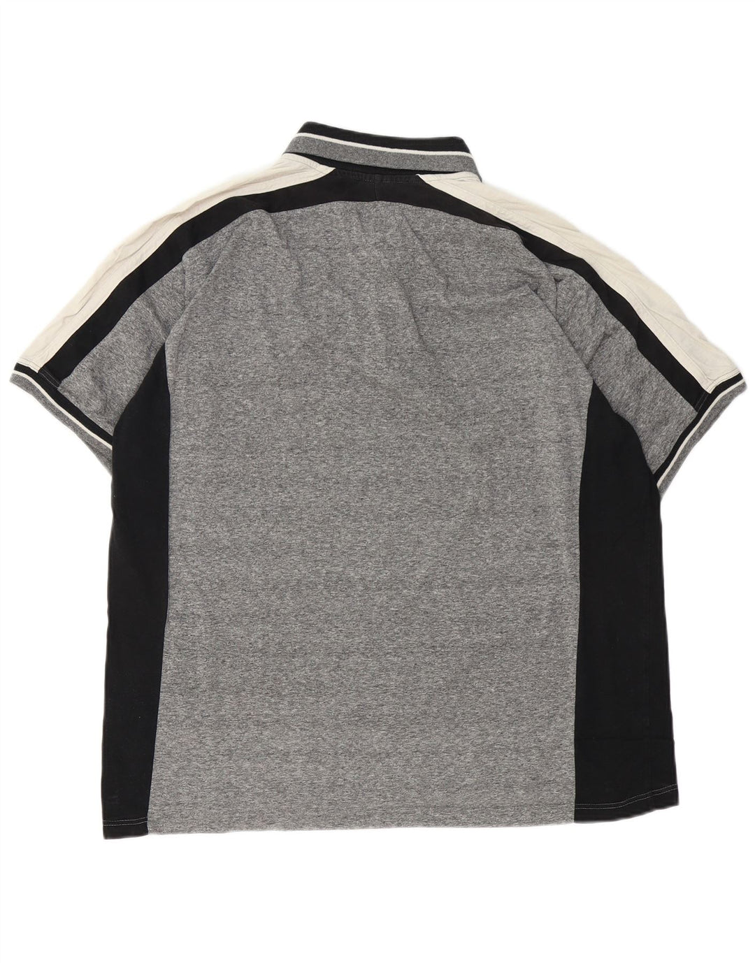 PUMA Polo para hombre XL Gris Colorblock Algodón