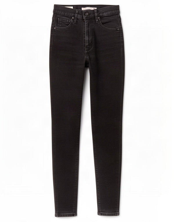 Vaqueros Levi's Mile High Super Skinny para mujer W25 L28 Negro