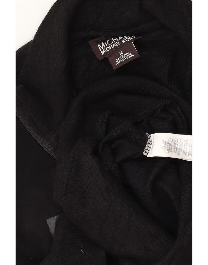 Michael Kors Chaqueta superior de chándal con gráfico para hombre Algodón negro mediano