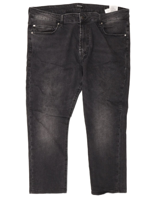 Guess Chris Skinny Jeans para Hombre W38 L26 Algodón Gris