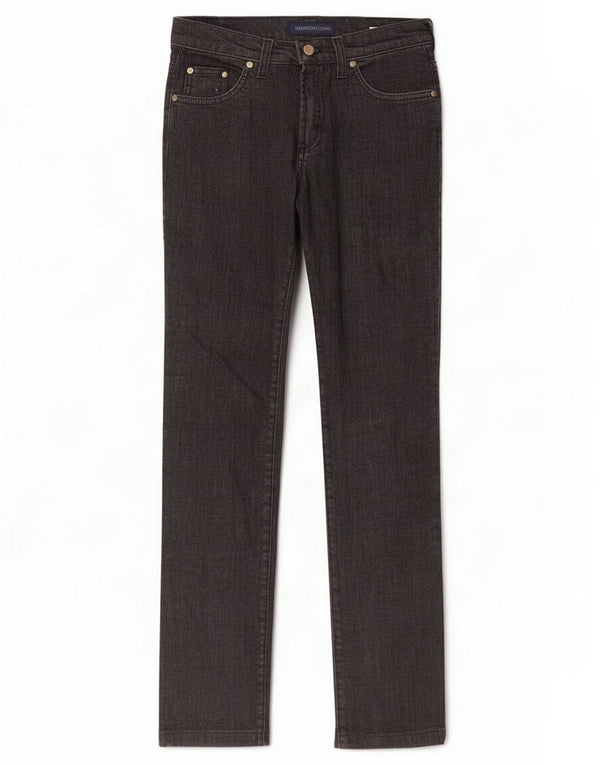 Vaqueros Trussardi Mujer Rectos W27 L29 Gris Algodón