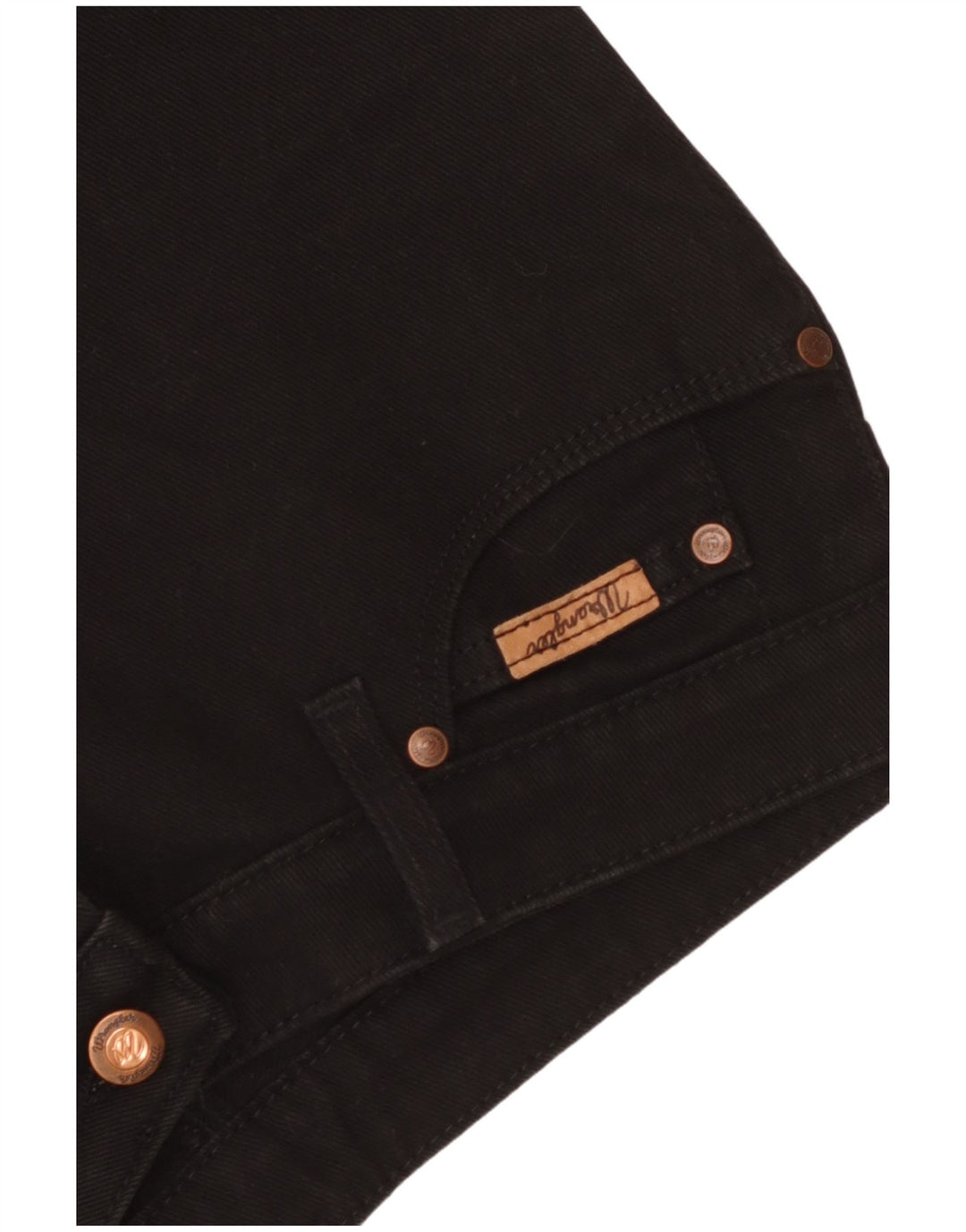 WRANGLER Vaqueros rectos para hombre W30 L31 Algodón negro