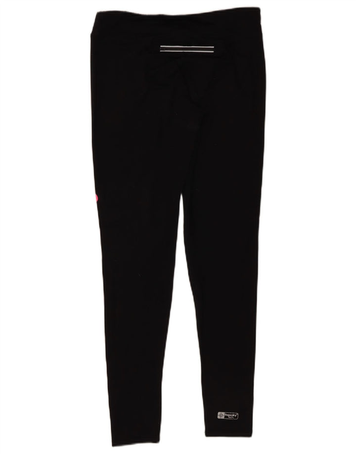 SUPERDRY Leggings gráficos para mujer UK 40 Small Black