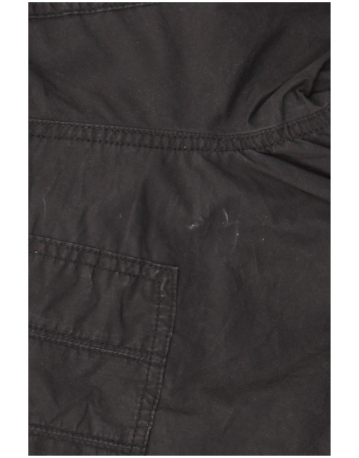 Dkny Pantalones Cargo Rectos Para Mujer Pequeños W29 L29 Algodón Negro