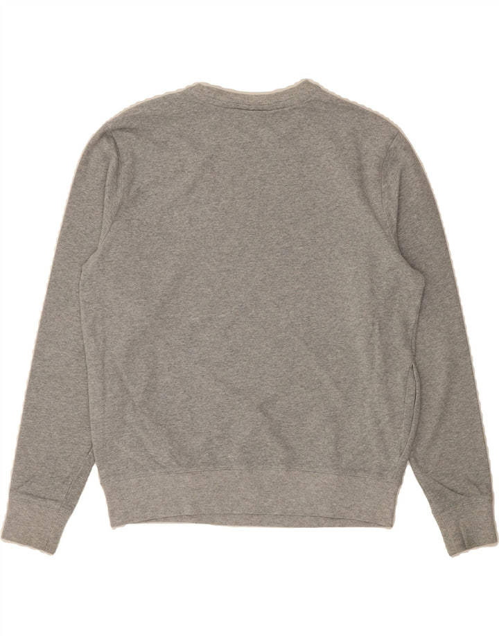 FILA Womens Oversized Sweatshirt Jumper UK 10 Small Grey Cotton Vintage Fila and Second-Hand Fila from Messina Hembry 