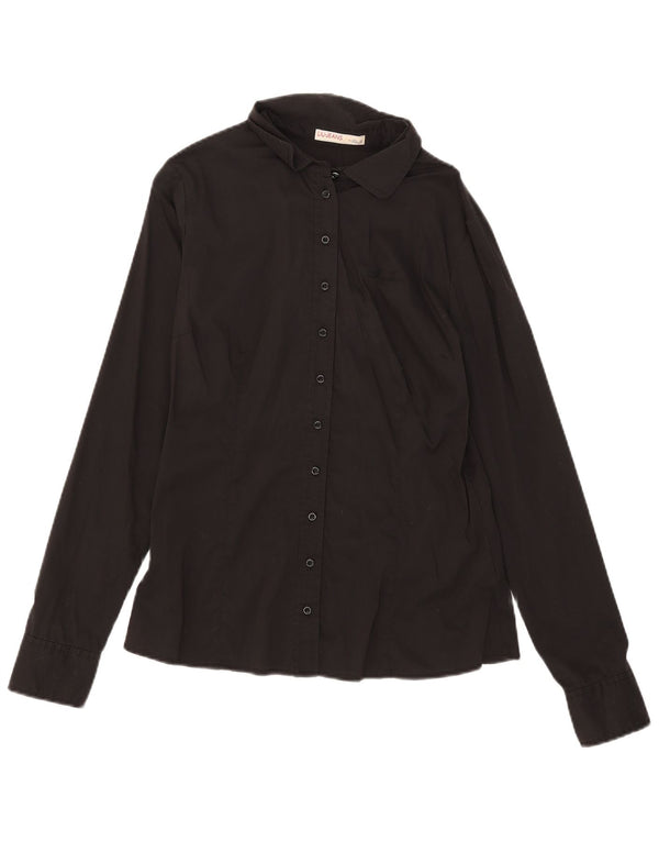 Camisa Liu Jo Mujer IT 46 Grande Algodón Negro