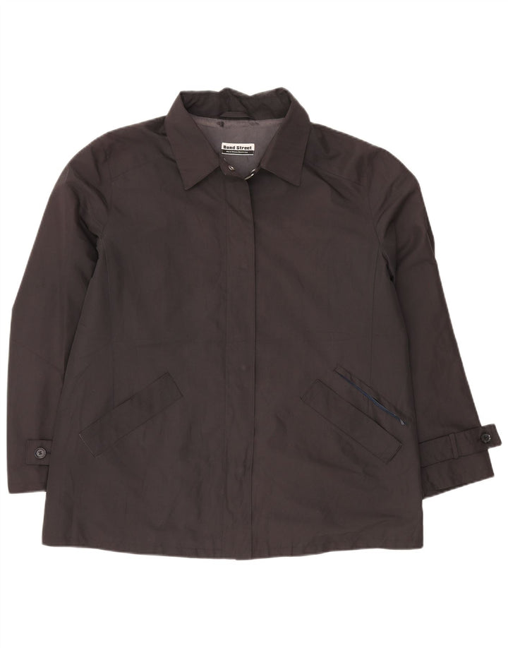 BOND STREET Chaqueta impermeable para mujer IT 48 XL Poliéster negro