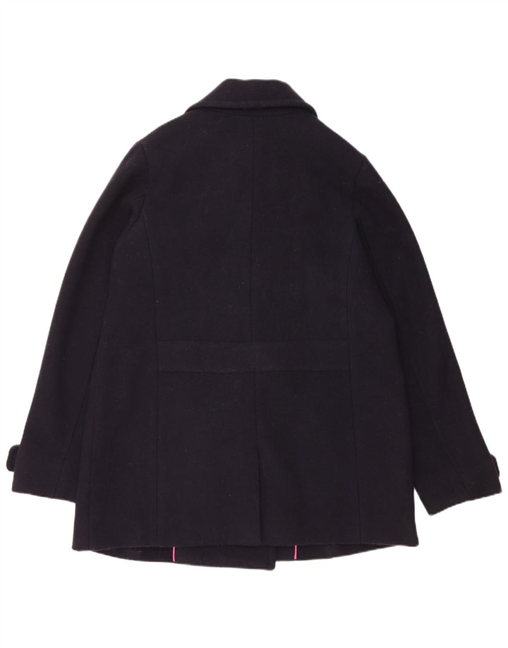 Crew Clothing Chaquetón para mujer UK 40 Lana azul marino mediana