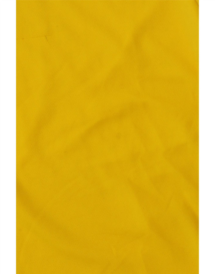 Camiseta ADIDAS Climalite para hombre Top poliéster amarillo medio