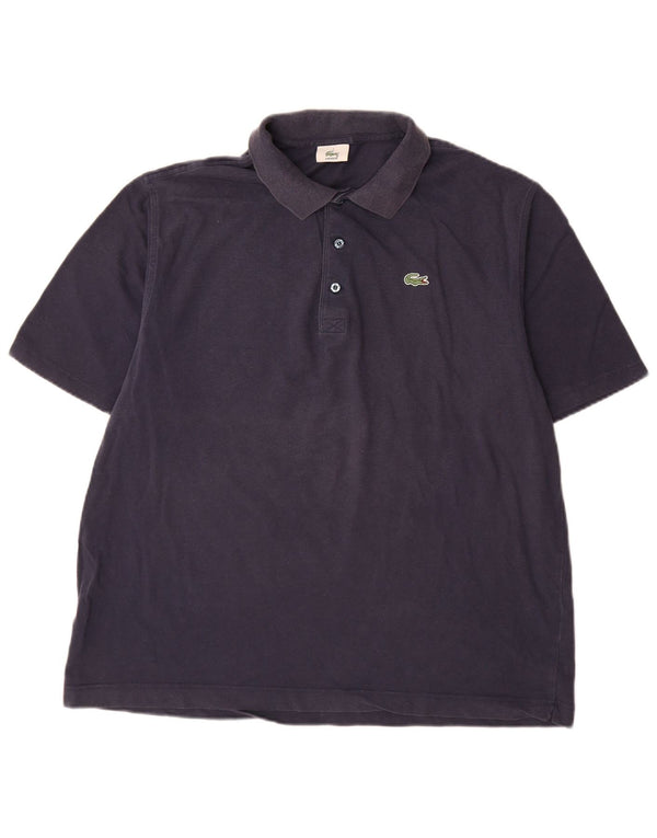 Polo Lacoste Hombre Talla 7 XL Algodón Azul Marino