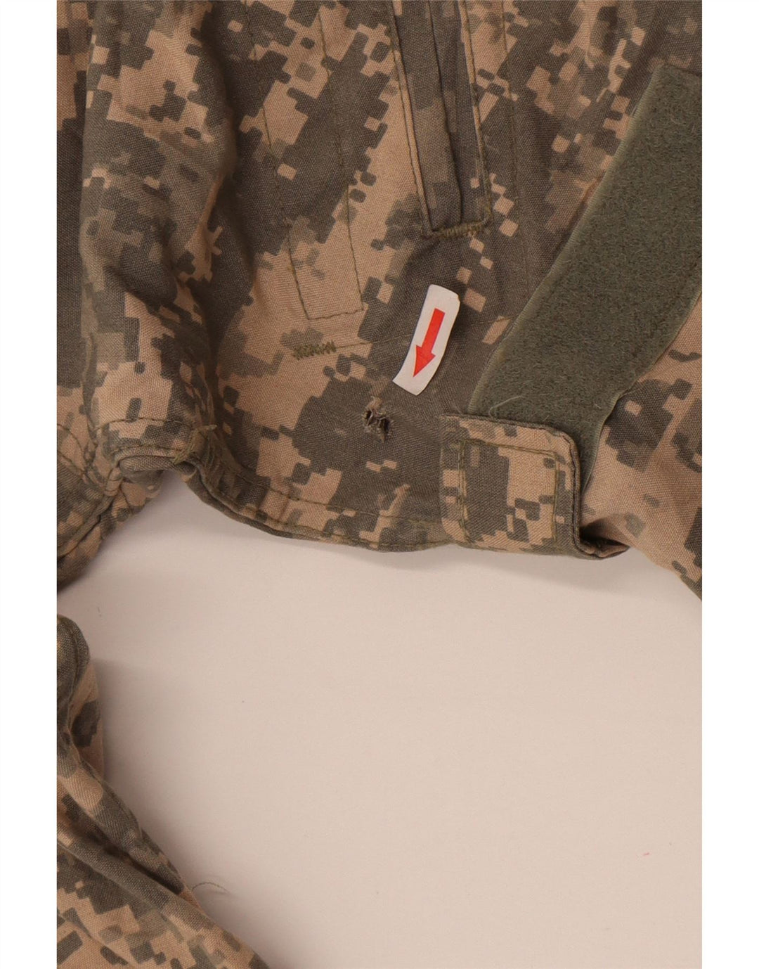 Vintage hombres chaqueta militar Reino Unido 38 camuflaje verde medio