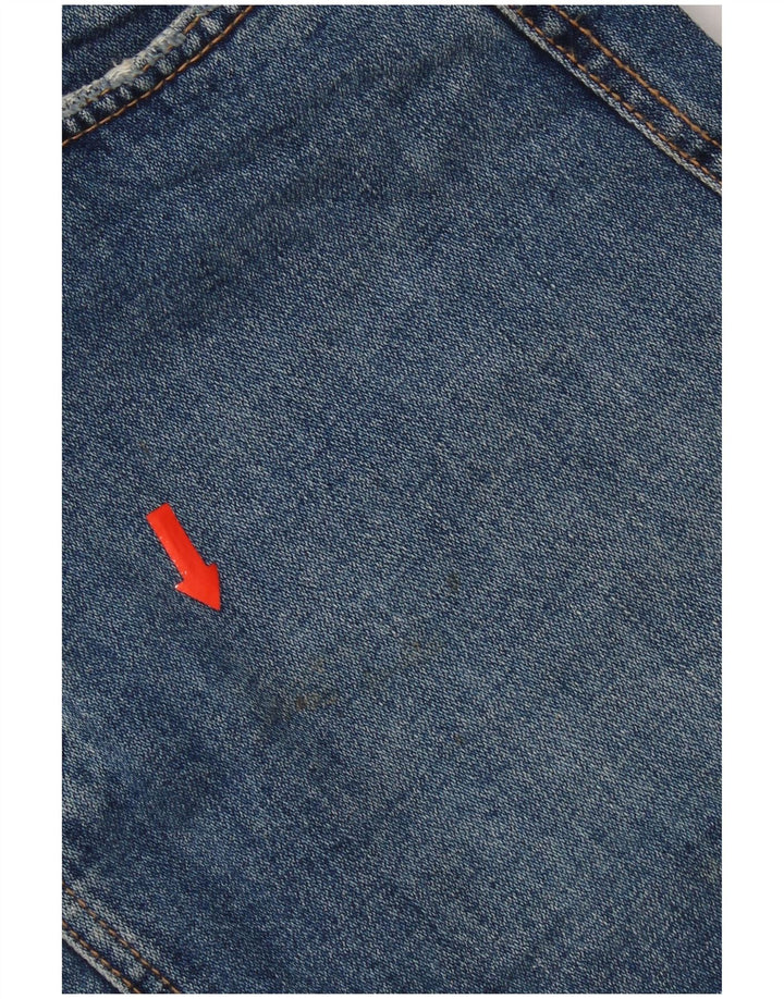 Zara Mujer Mini Falda Vaquera Pequeña W26 Azul