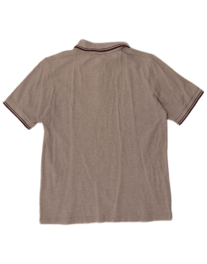Kappa Polo Hombre Pequeño Algodón Moteado Gris