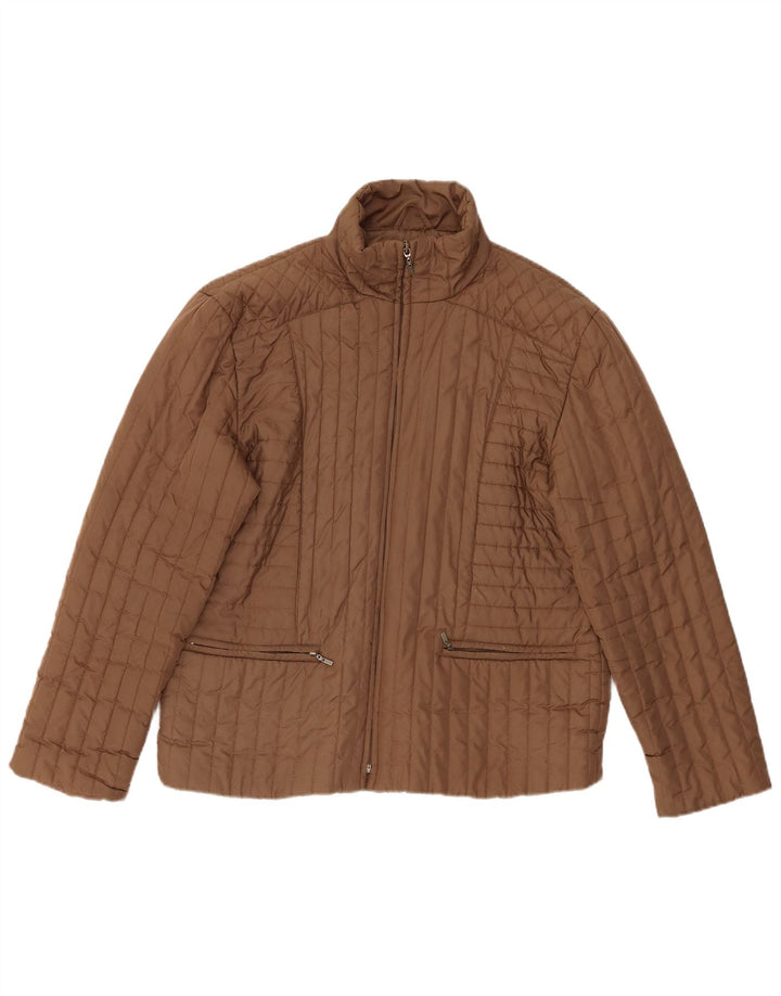 PACO Chaqueta acolchada para mujer ES 44 Marrón medio Poliéster