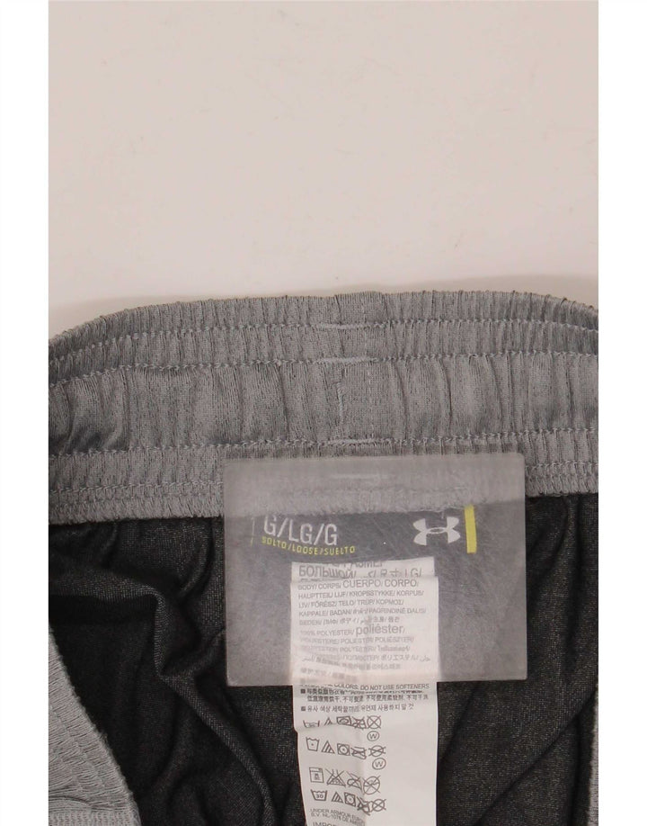 Under Armour Pantalones De Chándal Para Hombre Poliéster Color Block Gris Grande