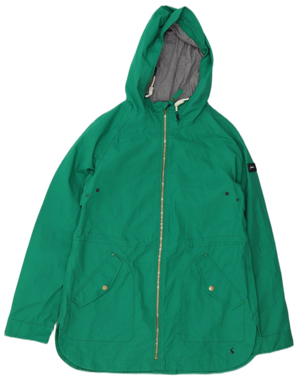 Chubasquero holgado con capucha para mujer Joules UK 8 Small Algodón verde