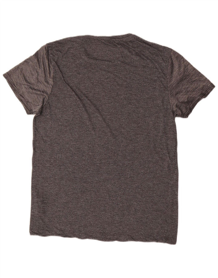 ALL SAINTS Camiseta Hombre Top Grande Viscosa Gris